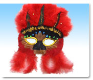  Дешевые маски из перьев для продажи - Сделано в Китае M-2032