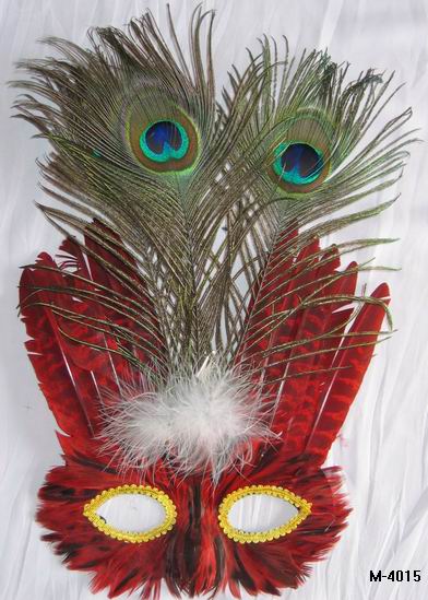  Дешевые маски из перьев для продажи - Сделано в Китае M-4015