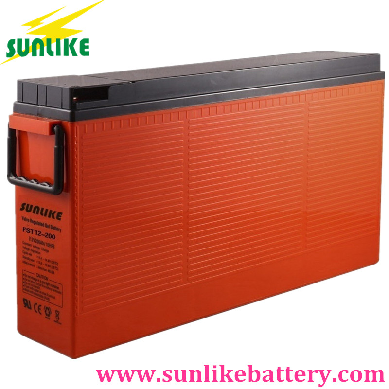 rechargeable front terminal battery, telecom battery, solar battery