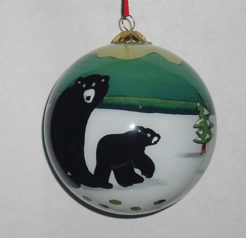 Inside Painting Glass Arts Ornaments ( Li Bien ornaments / Christmas Ornaments)