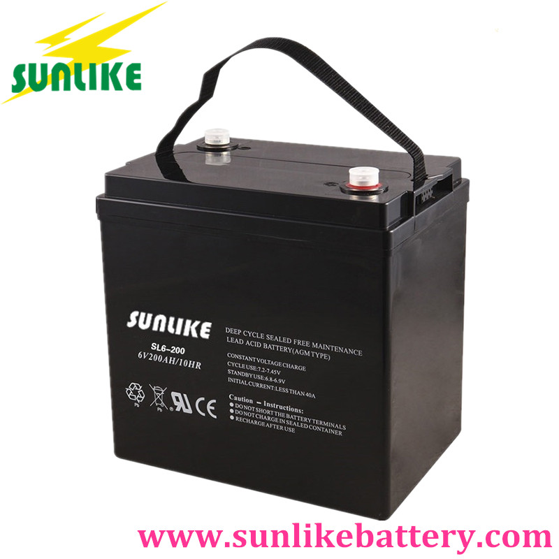 AGM Battery, VRLA Battery, 6V Battery
