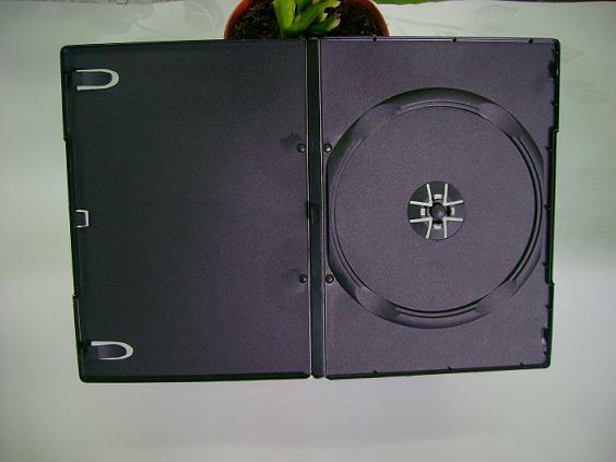 9mm single and double black DVD case