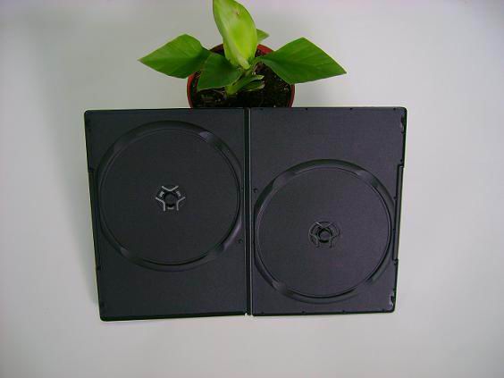 7mm small black double DVD case