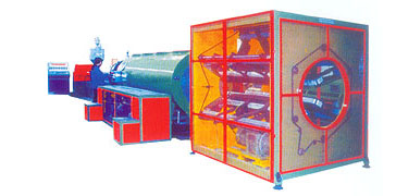 HDPE Large Diameter Heat Reservation Pipe Extrusion line