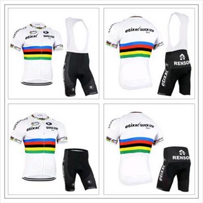 2016 Quick Dry Bike Road Cycling Jersey Set Short Sleeve and Bib Pants