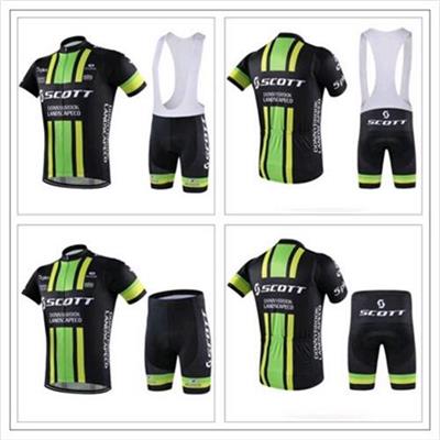 Men's Summer Shorts/Riding Suit/outdoor Bike Clothing Bib Pant Green Color