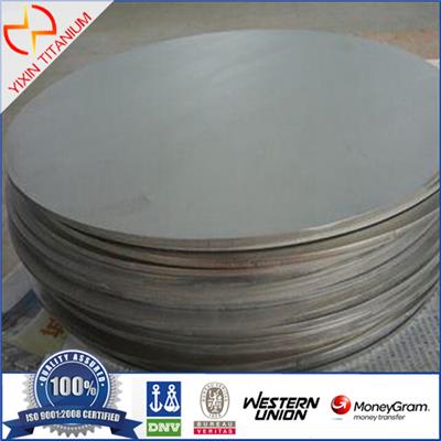 Titanium ASTM B265 Gr2 Round Plate
