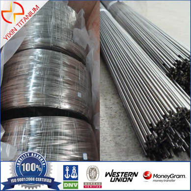 ASTM B863 Gr2 titanium wire in coil shape