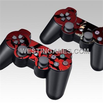 Epoxy Skin Sticker Colourful Dual Pack For PS3 Gamepad Controller - 35 Themes