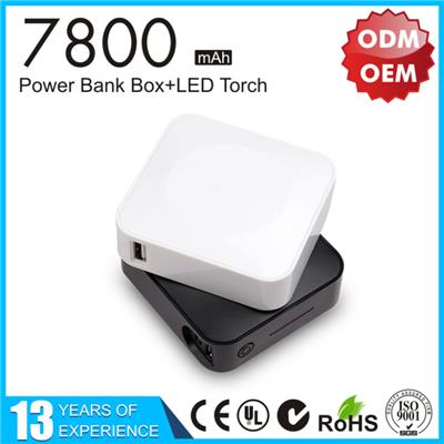 High Quality Portable Mobile USB Power Bank 7800mAh YLPB-112