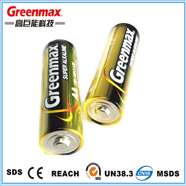 1.5V Zn/MnO2 aa lr6 am3 alkaline battery