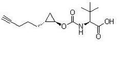 3-Methyl-N-[[[(1R,2R)-2-(4-pentyn-1-yl)cyclopropyl]oxy]carbonyl]-L-valine  CAS: