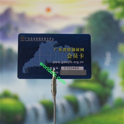 Professional Plastic PVC Calling Card with Scratch Panel