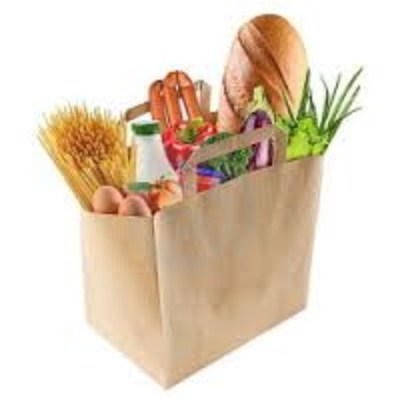 Custom Design Recycled Grocery Paper Bag