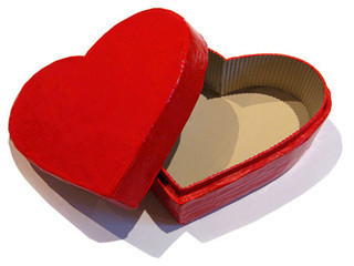 Customized Luxury Heart Shape Paper Jewelry Box