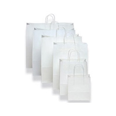 Modern And Elegant White Paper Bag