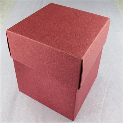 Cardboard Paper Elegant Design Cube Box With See Through Window