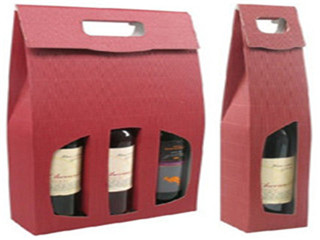 Hot Sale Bottle Gift Box With Window For Wine