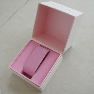 Pink Color Square Cardboard Lady’s Watch Box