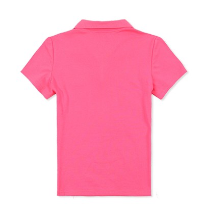New 100% Cotton Women Short Sleeve Print Polo-shirt