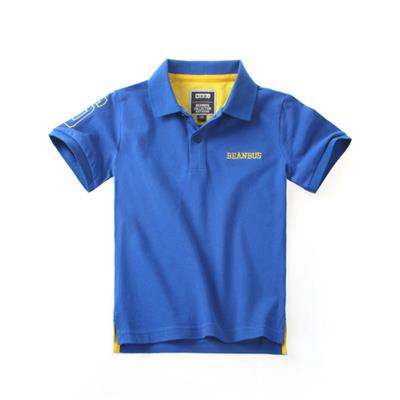 New 100% Cotton Kids Short Sleeve Embroidery Polo-shirt