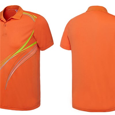 100% Polyester Quick Dry Short Sleeve Sports Polo Shirt