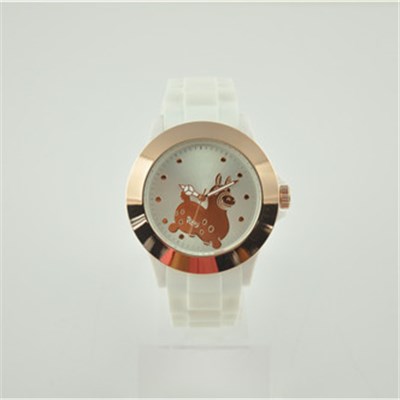 Simple Designed Dail Customize Silicone Watch
