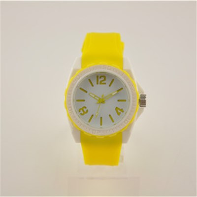 Bright Wristband Quartz Silicone Watch