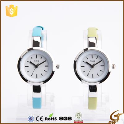 Watches Slim Pu Leather Strap