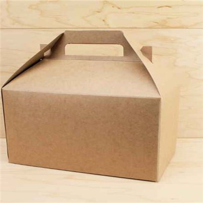 Colored Decorative Cardboard Printed Gable Gift Boxes