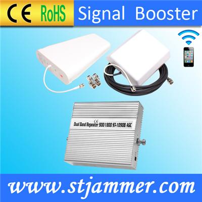 2G&3G larger coverage 500 sq.m. cellular phone booster with 50 OHM outdoor coaxial cable-10m for mobile phone