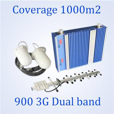 Indoor 3G & GSM Signal booster /WCDMA(UTMS 2100) GSM Dual Band repeater