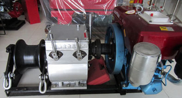 cable winch, Maneuvering release line