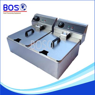 Commercial Dual Deep Fryer (BOS-20C)