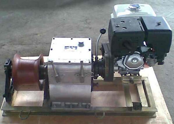 Gasoline motor grinder, lifting tool