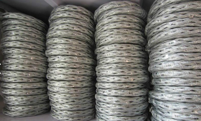 6-9mm cable mesh grip/steel wire mesh grip/connection for cable