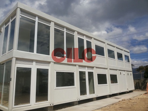 20'ft Flat Pack Container with Large Windows 