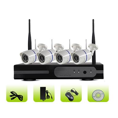 SK04W-10PN Support P2p 3g Smart Home Bullet Ip Camera 4ch 1080p Wifi Nvr Kits