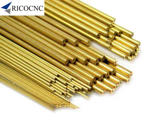 Single Hole Tubing EDM Brass Tube Electrode Single Channel for Small Hole Drilling EDM