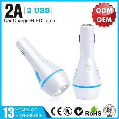 YLCC-228 LED torch car charger