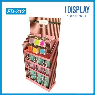 Factory Manufacturer Cardboard Floor Display Stand Toy Display Shelf For Kids Toy