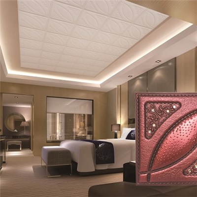 PU Faux Leather Ceiling Tiles