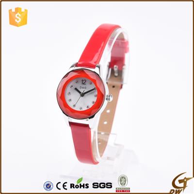Hot Sale Slim Watches Pu Leather Strap