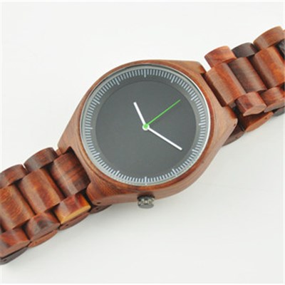 Waterproof Wood Watch With Quartz Movement