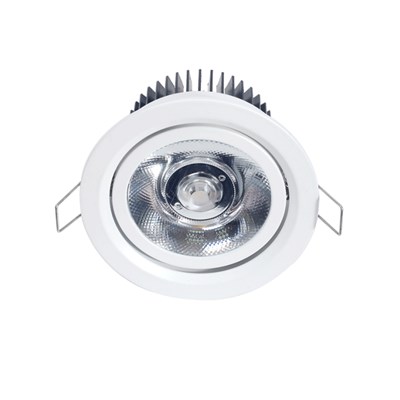 14W LED Down Light Lens Distribution High CRI (Ra>90) COB LED