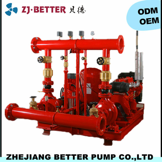 EDJ Diesel engine fire engines electric jockey pump Fire Pump System