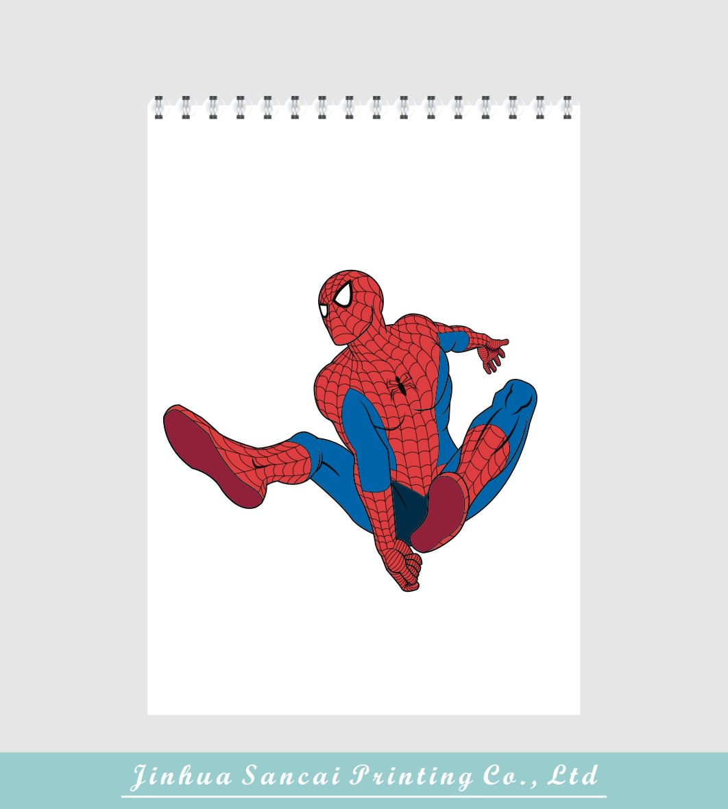 printed spider man cartoon book