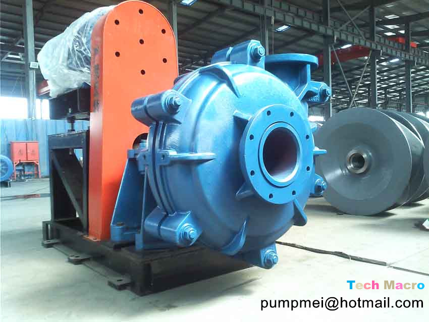 8/6 double casing centrifugal slurry pump 