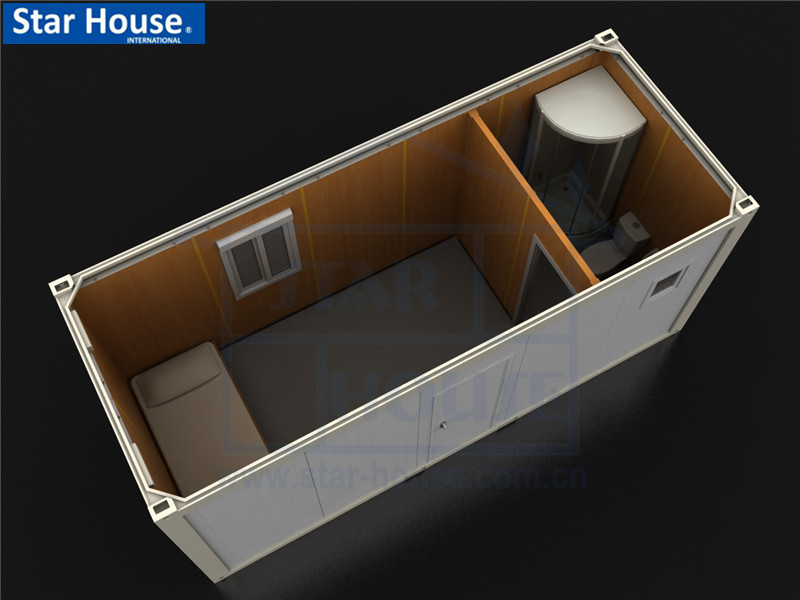 movable house SH114 one bedroom with bathroom