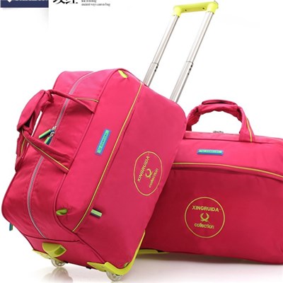 Travel Duffel Bag for Women & Men - Foldable Duffle for Luggage Gym Sports